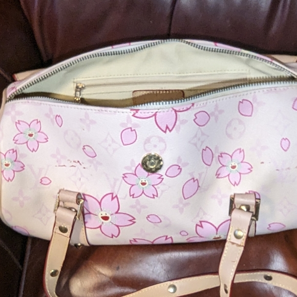 Louis Vuitton Monogram Cherry Blossom Papillon Handbag with original wallet. - Picture 2 of 12